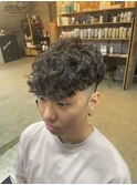 ダークアッシュ/韓国マッシュ/ニュアンスパーマ[錦糸町駅/men's]