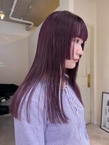 ホテリー(Hotely)&nbsp;顔まわりデザインカット×ラベンダー