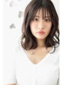 韓国風毛先パーマエアリーミディアムウェットヘアZ越谷30代40代!