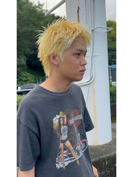 ビビグランジュテ(BiBi) 高知 南国市 BiBi glandjete ハイトーン メンズ 秋 毛束感