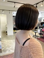 ファイブシーン アオヤマ(5SCENE AOYAMA)&nbsp;切りっぱなしボブミニボブパーマくびれボブ外ハネボブブリーチ