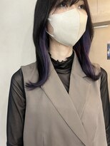 アジールヘア 東上野店(agir hair)&nbsp;パープルラベンダーインナーカラー【上野】