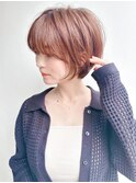 say.黒髪ボブルフネビージュ小顔ワンレンミルクティーベージュ