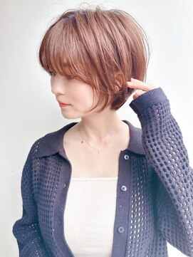 セイドット オモテサンドウ(Say. omotesando) say.黒髪ボブルフネビージュ小顔ワンレンミルクティーベージュ