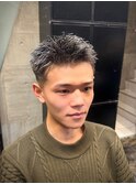 2072ニュアンスブリーチデザインカラー韓国フェザーショート