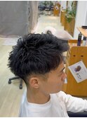 アップバングショート