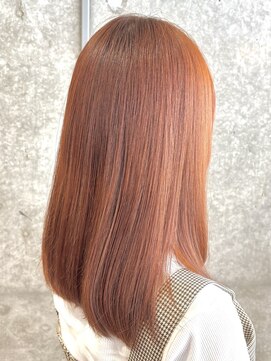 アヤラグランスパ 船橋店(AyaLA GRAN SPA) 【福田隆晃】ブリーチ無しオレンジベージュカラー/髪質改善