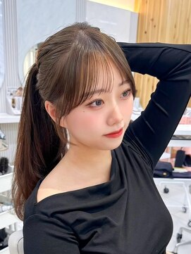 アマトウキョウ アユンチェ(AMA TOKYO×AYUNCHE) 韓国スタイル/ナチュラルくびれへア_くびれ巻き_レイヤーカット