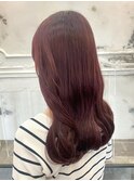 上乃裏ダブルカラーくびれボブイルミナカラー顔周りレイヤーボブ