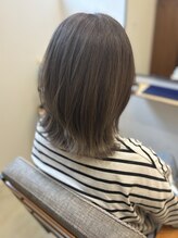 エヌヨンブンノイチ 茅ヶ崎(n1/4) 20代30代ミニボブレイヤー丸みボブ前髪ありボブ顔周りレイヤー