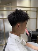 フェードカット/スパイキーショート/スパイキーパーマ/メンズ