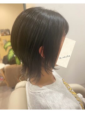 ラネーシェ(la.neche) チラ見せインナーカラー × ミニウルフ