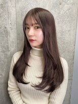 ユアーズヘア 神楽坂店(youres hair)&nbsp;シンプルだから美しい　涼風ストレートヘア　髪質改善ストレート