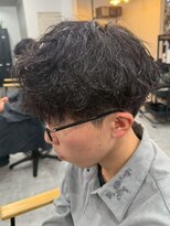 フゥ 宇都宮戸祭(FeU)&nbsp;宇都宮メンズカットメンズパーマ波巻きスパイラルパーマツイスパ