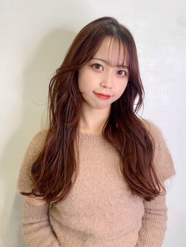 マリアバイアフロート(Maria by AFLOAT) 〈藤間〉顔まわりレイヤーカット/ピンクブラウン/大人かわいい