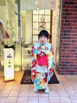 媛(en)&nbsp;七五三★3歳被布着付けヘアーメイク