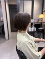 トウ(tou.) ひし形ボブ/脱白髪染め/40代50代60代