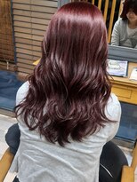 コル アサヒカワ(col asahikawa)&nbsp;ブリーチ無し×深みチェリーレッド