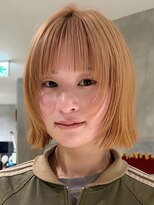 ハウ 心斎橋(how)&nbsp;◎20代30代くびれショート 秋カラーレイヤーカットブリーチ