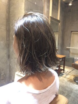 サロンドミルク 原宿(salon de MiLK) 【サロンドミルク原宿】ぱっつんボブ×外ハネ