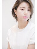 パールベージュ×大人っぽショート【高円寺/カットが上手い】
