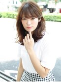 《AFLOATディル 井上紗矢香》軽やかカールミディアムヘア
