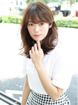 アフロート ディル(AFLOAT D'L) 《AFLOATディル 井上紗矢香》軽やかカールミディアムヘア