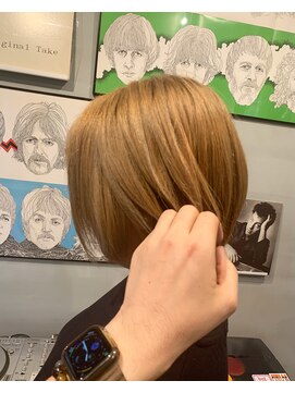 シティラボ(city Labo) ケアブリーチで綺麗なミルクティー色に♪