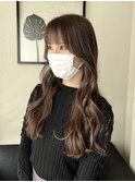 ロングスタイル×ミルクティーベージュ
