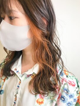 アヴァンス アリオ鳳店(AVANCE) インナーカラー オレンジ