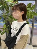 ぱつっとボブ