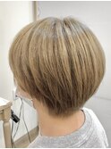 マッシュショート/ミルクティーベージュ/福原遼華