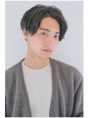 【Gallica】黒髪ナチュラルショート/爽やかセンターパート<青山>