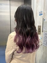 ホワイト 梅田(white)&nbsp;#地毛～ピンクラベンダー