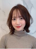 ブルベイエベ◎垢抜けシースルー☆愛されミディアム　新宿代々木