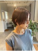 ショートボブ ハンサム