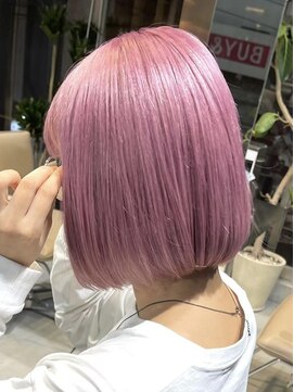 サンクプロジェクト(cinq PROJECT) ダブルカラーミルクティーピンクベージュカラーハイトーンカラー