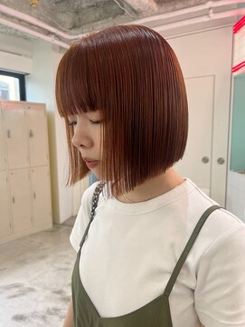 デート 下北沢(DATE) 切りっぱなしボブ