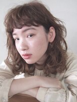 コス(kos)&nbsp;インナーグレージュ/マチルダボブ/前髪/ピンクベージュ/二子玉川