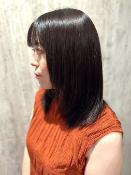 テトテ 門戸厄神店(tetote) 【tetote村山サロンスタイル】艶ストレート／黒髪