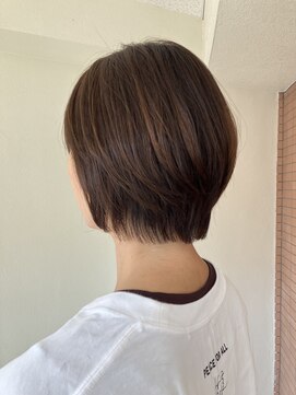 ヘアースペースブルーム プリュス 石橋店(HAIR SPACE BLOOM plus) 【石橋/ショート】髪質改善　白髪ぼかしハイライト、ヘアカラー