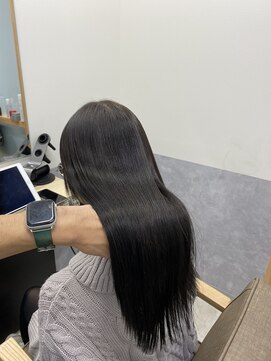 フレームプラス 御堂筋難波店(FRAME +) 酸性ストレート×ブルーブラック