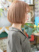 カバーヘア イヴ 戸頭店(COVER HAIR EVE) ■カーキベージュハイライト前下がりボブ52-5戸頭10代20代30代