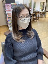 ギフト ヘアー サロン(gift hair salon) 【宮本指名】ストレートパーマ×レイヤーデザイン