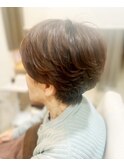マッシュショートパーマ