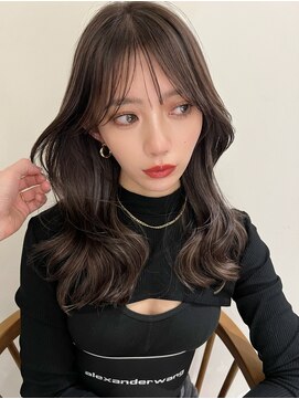 ネイロ バイ ジルブラン 葛西(NeiRo by JIL BLAN) レイヤーカットハイライト白髪ぼかしミディアムダブルカラーボブ