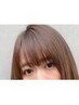 前髪ストレート&アデクシーカラー&6stepトリートメント12100円→11100円