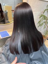 クー  戸越銀座(QOO)&nbsp;美髪のススメ髪質改善切りっぱなしボブピンクブラウン