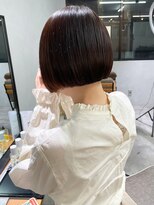 ミュラ(mulah)&nbsp;簡単スタイリングぷつっとボブ＊透明感カラーミニボブ