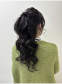 #長さ出しポニー